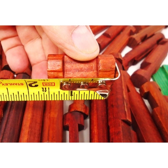 Large Lot of Lincoln Logs 400 Plus pcs. Playskool 7lbs. Worth - Picture 13 of 16